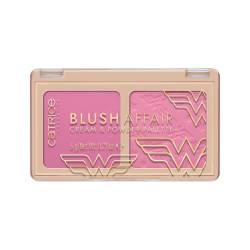Paleta fard de obraz cu pudra si crema Wonder Woman Champion for all 010, 6g, Catrice