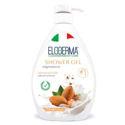 Gel de dus Lapte de migdale, 1000ml, Eloderma