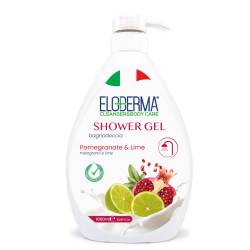Gel de dus Rodie si lime, 1000ml, Eloderma