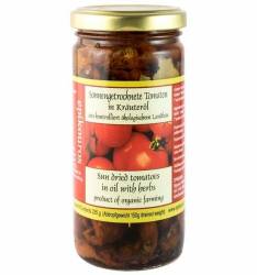 Rosii uscate la soare, in ulei cu ierburi - eco-bio 235g - Epikouros