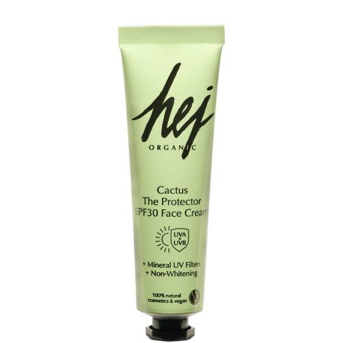 Crema de fata cu protectie solara, SPF 30, Cactus The Protector, 30 ml, HEJ ORGANIC
