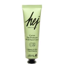 Crema de fata cu protectie solara, SPF 30, Cactus The Protector, 30 ml, HEJ ORGANIC