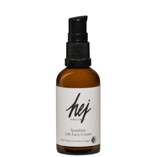Crema de fata pentru ten sensibil, 24 h Sensitive, 50 ml, Hej Organic