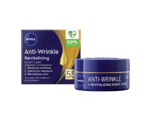 Nivea 81282 Crema antirid de noapte antirid revitalizanta 55+ 50 ml