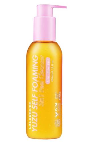 Spuma de curatare 3 in 1 cu vitamina C din Yuzu, 200ml, LalaRecipe