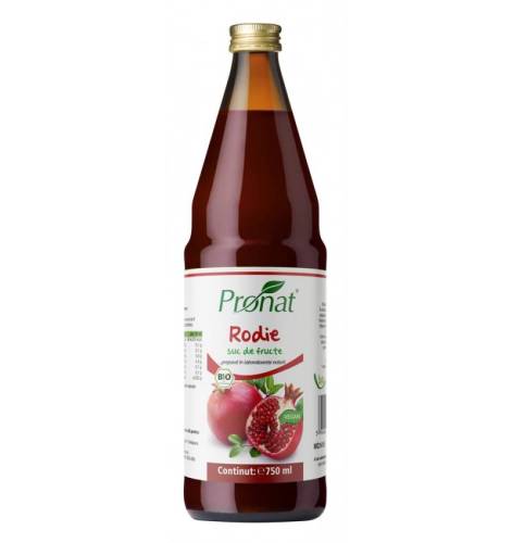 Suc de rodie 100 %, eco-bio, 750 ml, Medicura