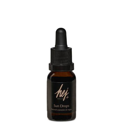 Picaturi autobronzante pentru fata, Sun Drops, 15 ml, Hej Organic