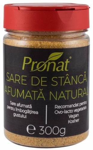 Sare de stanca afumata natural, 300g - Pet - Pronat