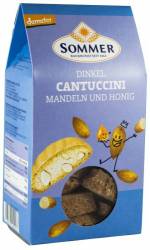 Cantuccini crocant din grau spelta cu migdale si miere, Demeter, eco-bio, 150g - Sommer