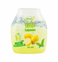 Indulcitor pe baza de stevia cu aroma de lamaie, 40ml - SteviJa GO