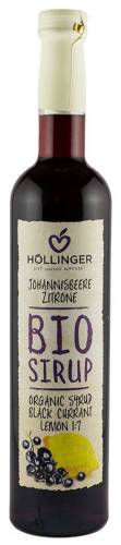 Sirop din coacaze negre cu lamaie - eco-bio 0,5l - Hollinger
