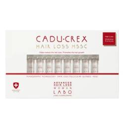 Tratament impotriva caderii avansate a parului pentru femei, 40 fiole, Cadu-Crex