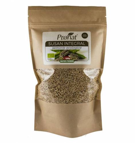 Seminte de susan integral - eco-bio 500g - Pronat