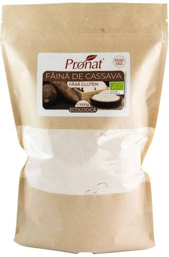 Faina eco-bio de Cassava extra fina (Tapioca / Manioc), 1000g, Pronat