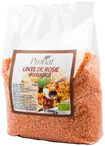 Linte rosie, eco-bio 1000g, Pronat