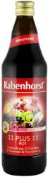 Suc de fructe „11 PLUS 11 ROSU”,  750ml, RABENHORST