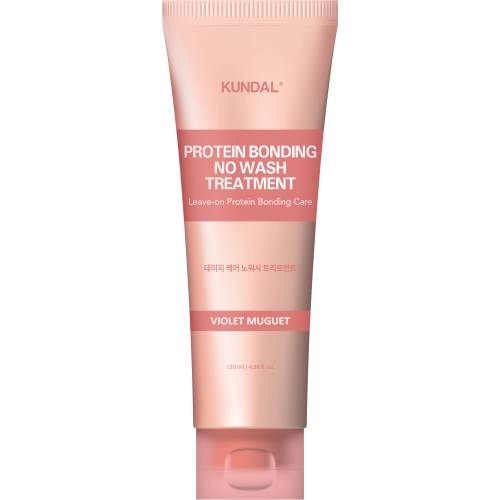 Tratament leave-in pentru par deteriorat Protein Bonding Violet Muguet, 130ml, Kundal
