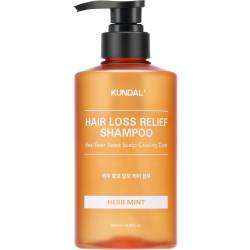 Sampon cu extract de drojdie de bere impotriva caderii parului Herb Mint, 500ml, Kundal