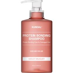 Sampon pentru par deteriorat Protein Bonding Violet Muguet, 500ml, Kundal