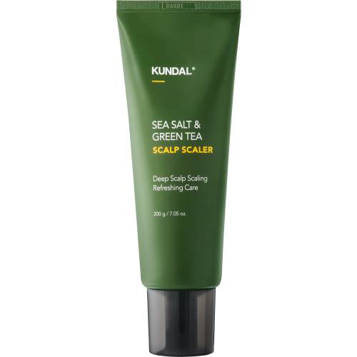 Tratament scalp cu sare de mare si ceai verde, 200g, Kundal