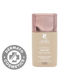 Fond de ten SPF 30 anti-lumina albastra si poluare 302 Creme Defence Color High Protection, 30ml, Bionike