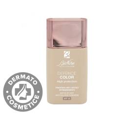 Fond de ten SPF 30 anti-lumina albastra si poluare 303 Sable Defence Color High Protection, 30ml, Bionike