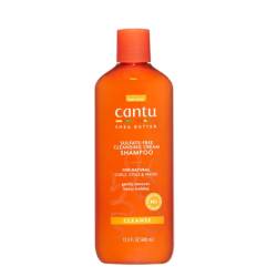 Sampon crema cu unt de shea pentru curatare in profunzime For Natural, 400ml, Cantu