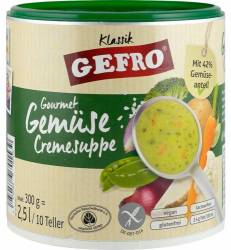 Supa crema de legume gourmet, 300g Gefro