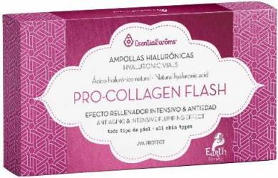 Fiole cu acid hialuronic natural, Pro Collagen Flash, antiaging, 7buc - Esential'aroms