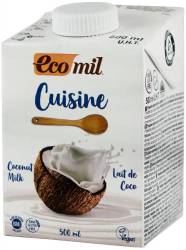 Smantana vegetala de cocos pentru gatit eco-bio, 500ml ECOMIL CUISINE