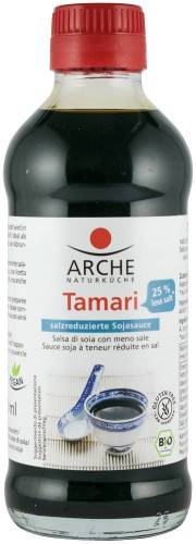 Sos de soia Tamari cu 25% mai putina sare, eco-bio, 250ml ARCHE