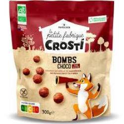 Bilute expandate pentru copii cu ciocolata, eco-bio, 350 g, Crosti