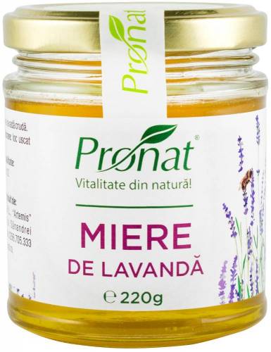 Miere de lavanda 220g Pronat