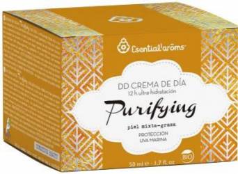 CREMA HIDRATANTA DE ZI PENTRU PIELE GRASA, PURIFYING, ECO-BIO, 50ml - Esential'aroms