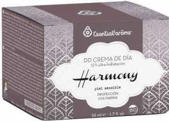 CREMA HIDRATANTA DE ZI PENTRU PIELE SENSIBILA, HARMONY, ECO-BIO, 50ml - Esential'aroms