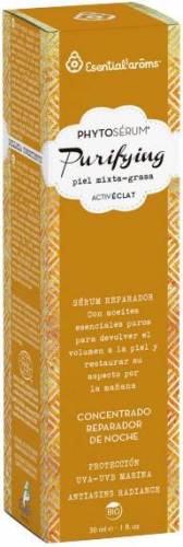 Ser concentrat de noapte reparator, PhytoSerum Puryfying, eco-bio, 30ml - Esential'aroms