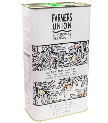 Ulei masline extravirgin, 3 litri, Farmers Union