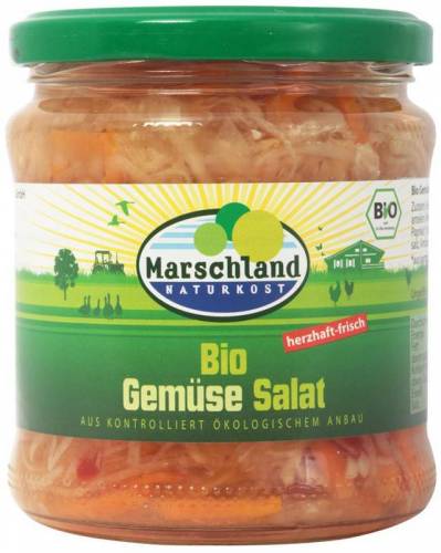 Salata de legume, eco-bio, 330g - Marschland Naturkost