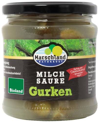 Castraveti in saramura, eco-bio, 330g - Marschland Naturkost