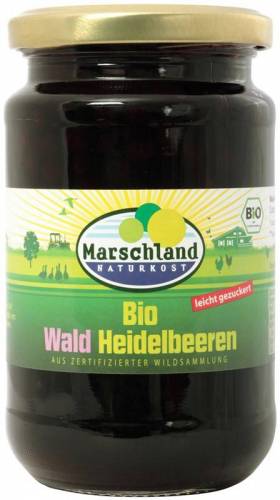 Compot de afine de padure, eco-bio, 340g - Marschland Naturkost