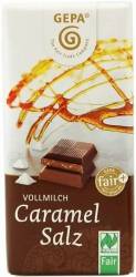 Ciocolata cu lapte si caramel sarat, eco-bio, 40 g, Fairtrade - Gepa