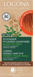 Vopsea de par pe baza de plante, rosu Henna, eco-bio, 100g - Logona