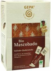 Zahar bio integral din trestie Mascobado, 50 pliculete x 3 g (150 g), Fairtrade - Gepa