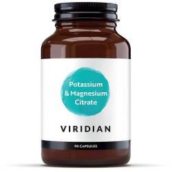 Viridian Citrat de Potasiu si Magneziu, 90 capsule