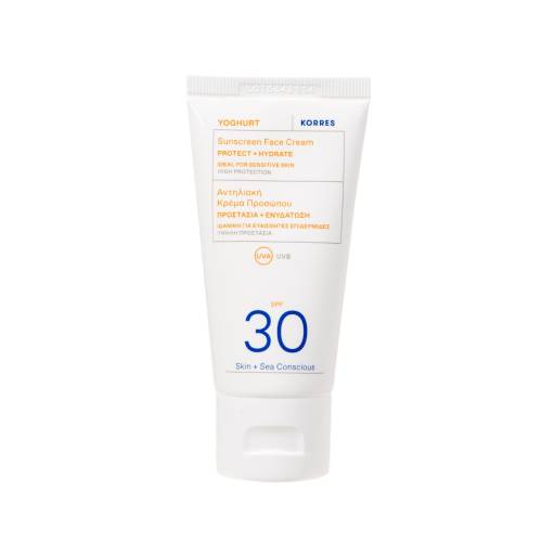 Crema de fata cu SPF30 Yoghurt Sun, 50ml, Korres