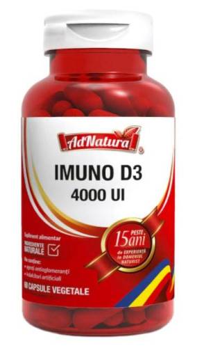 Imuno D3, 4000ui, 60cps - Adnatura