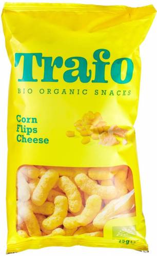 Pufuleti din porumb cu cascaval, eco-bio, 75g Trafo