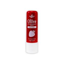 Balsam de buze cu ulei de masline si aroma de capsuni, 4.5g, Herbolive