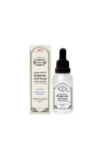 Ser facial cu acid hialuronic multimolecular Milky 8D, 30ml, Rosece