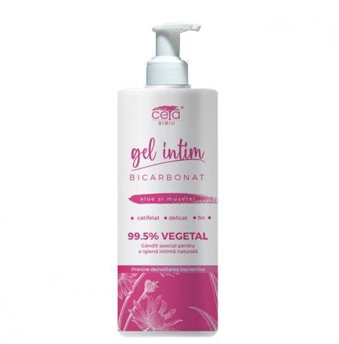 Gel intim 99.5%vegetal cu bicarbonat, 200ml - Ceta